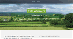 Desktop Screenshot of catswhiskerscattery.co.uk