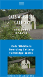 Mobile Screenshot of catswhiskerscattery.net