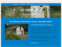 Tablet Screenshot of catswhiskerscattery.net